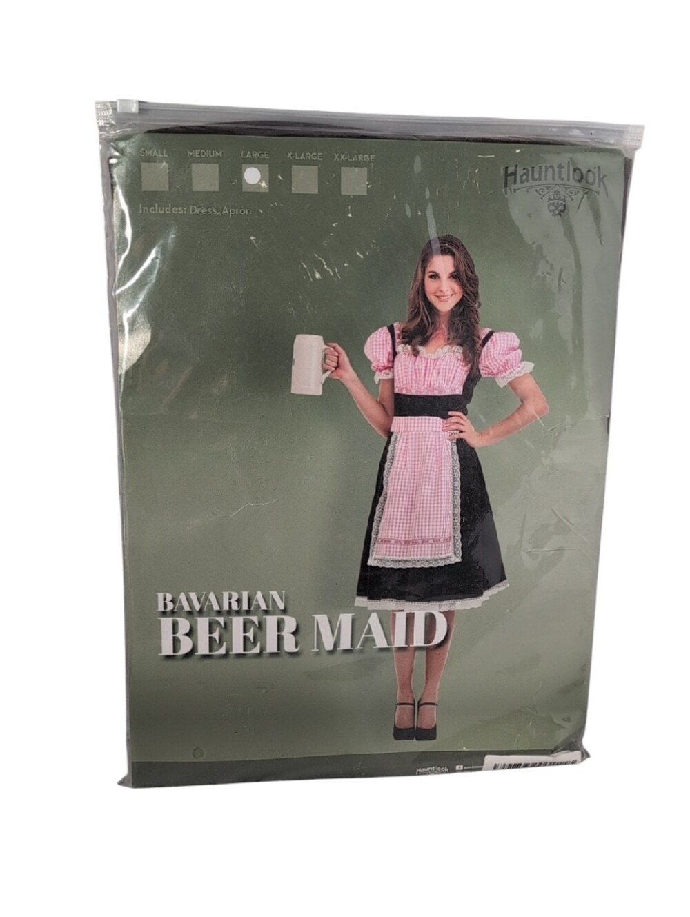 Hauntlook Bavarian Beer Maid Costume Size Large